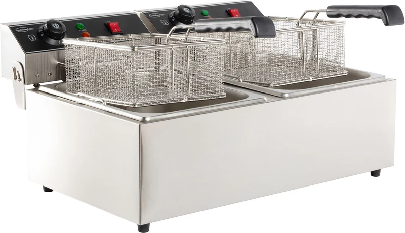 Friteuse Posable Électrique 2X6 L
