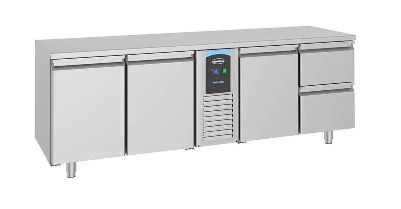 Table Réfrigérée Inox 3 Portes 2 Tiroirs 2270 Monobloc Energy Line – Réfrigérateur, -2/+8 °C