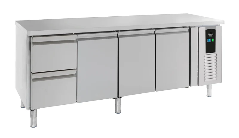 Table Réfrigérée Inox 3 Portes 2 Tiroirs L2230 Energy Line – Réfrigérateur, +2/+8 °C