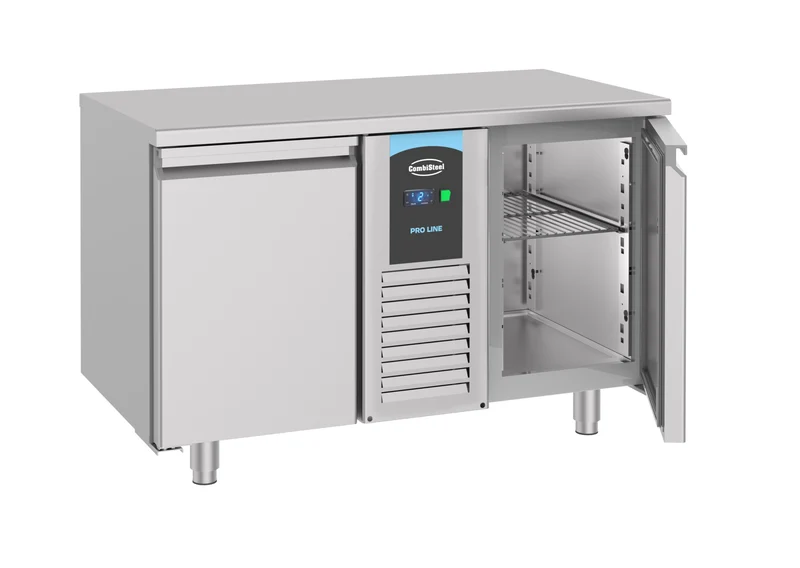 Table Réfrigérée Inox 2 Portes 1300 Monobloc Energy Line – Réfrigérateur, -2/+8 °C