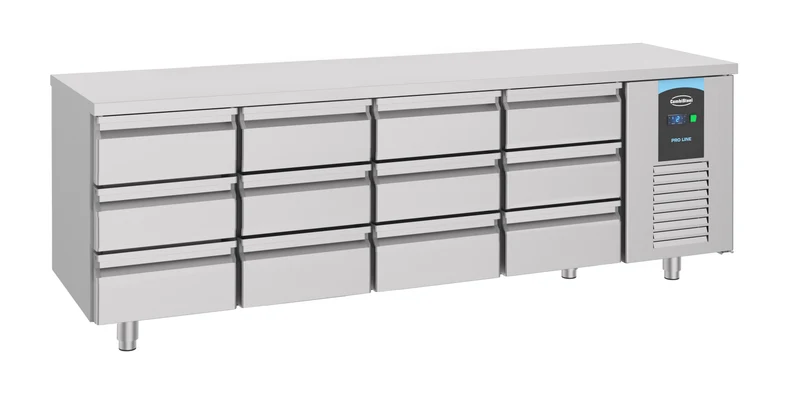 Table Réfrigérée Inox 12 Tiroirs 2330 Energy Line – Réfrigérateur, -2/+8 °C