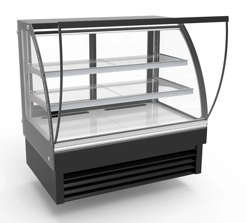 Vitrine Réfrigérée Comptoir Vitre Bombée 1200 – 1,2 m, +2/+8 °C