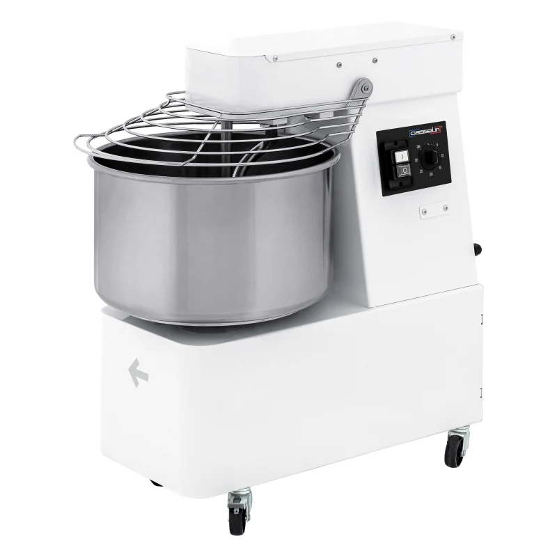 Pétrin à spirale tête et cuve fixes 2 vitesses 17Kg