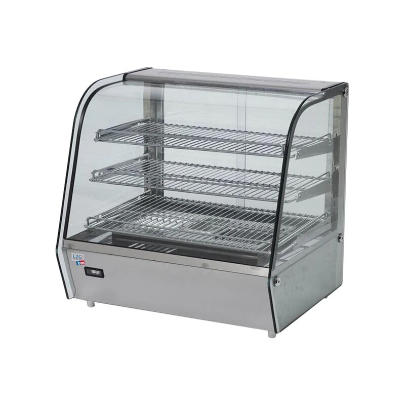 Vitrine de présentation chauffante 120 litres