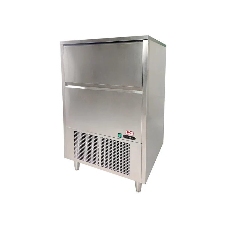 Machine à glaçons creux, cap. 80 kg/24h, réserve 45Kg