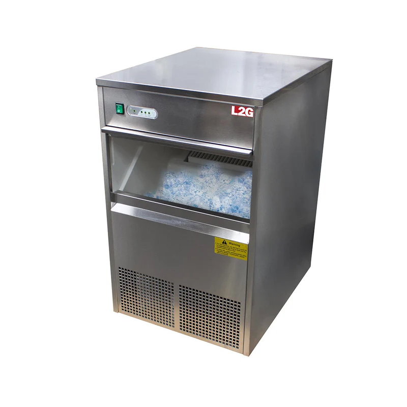 Machine à glaçons creux, cap. 50 kg/24h, réserve 10Kg