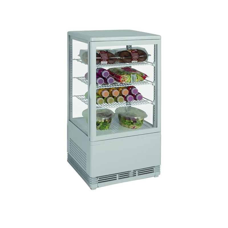 Vitrine réfrigérée blanche 68 litres 0/+12°c