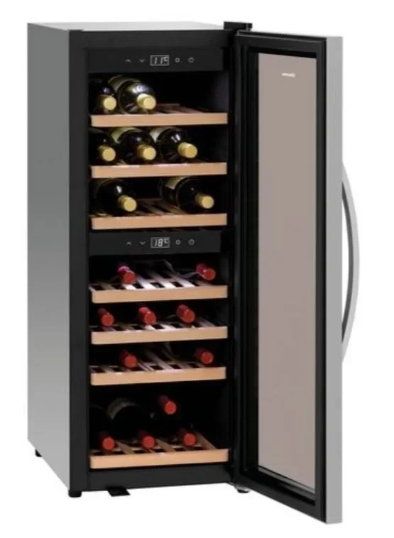 Armoire à vin Bartscher 2 zones, 38 bouteilles