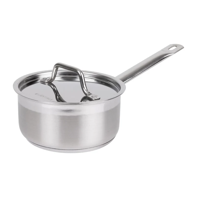 Casserole inox avec couvercle Nisbets Essentials 160mm