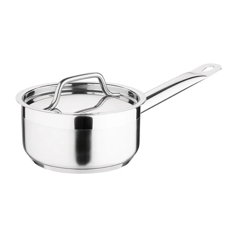 Casserole inox avec couvercle Nisbets Essentials 140mm
