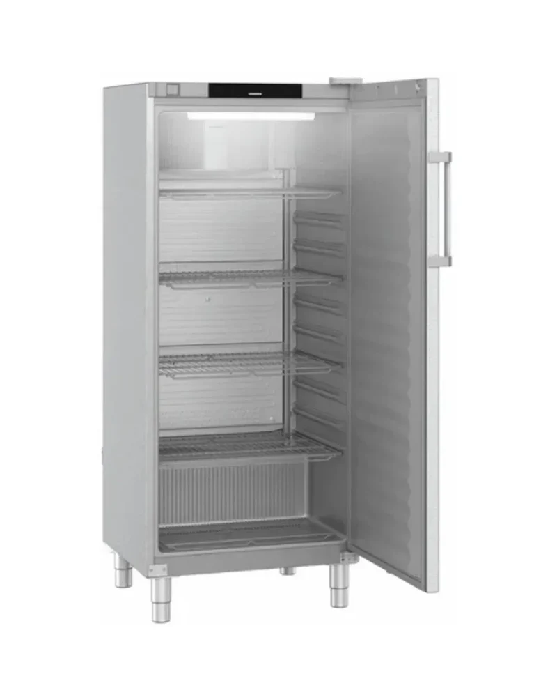 Armoire réfrigérée de restauration positive ventilée en inox 1 porte - GN 2/1 - 517 litres