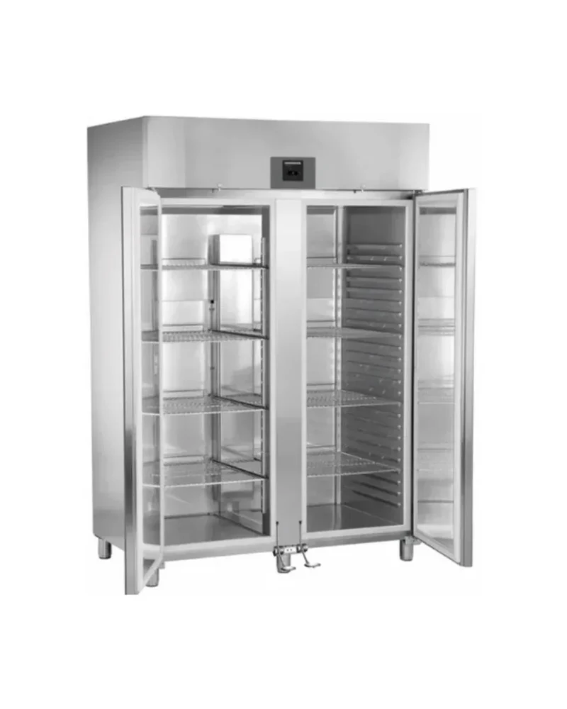 Armoire réfrigérée positive ventilée en inox 2 portes PREMIUM - gastronormes 2/1