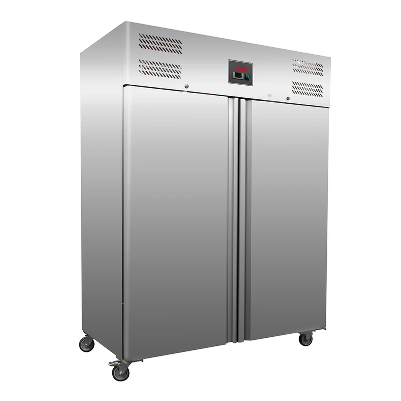 Armoire réfrigérée inox 2 portes 1400L, -2/+8°c