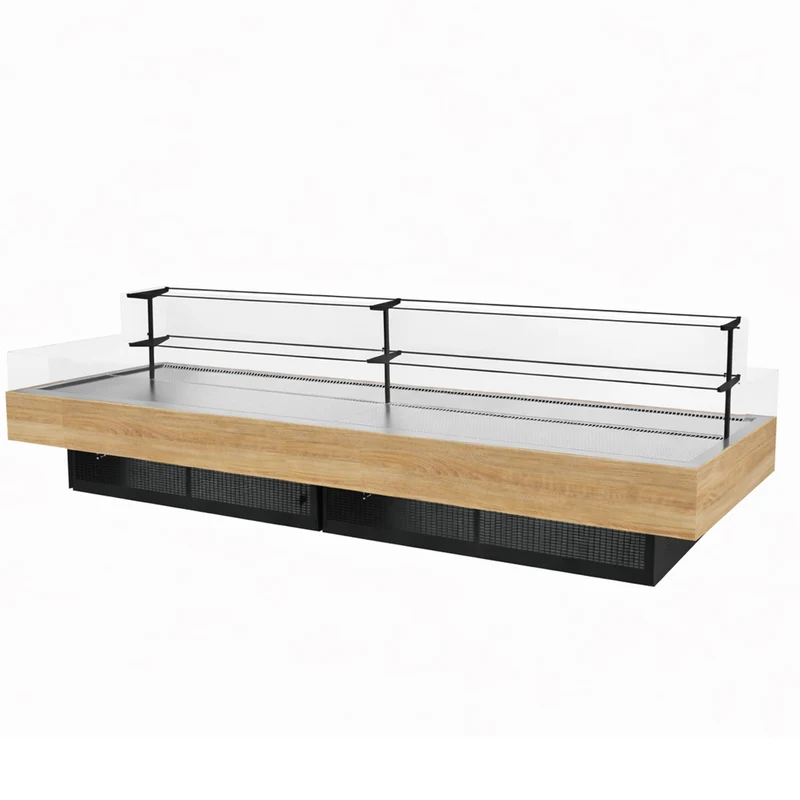 Ilot promo LS, froid ventilé, groupe logé -1/+7°c, 2400x1200