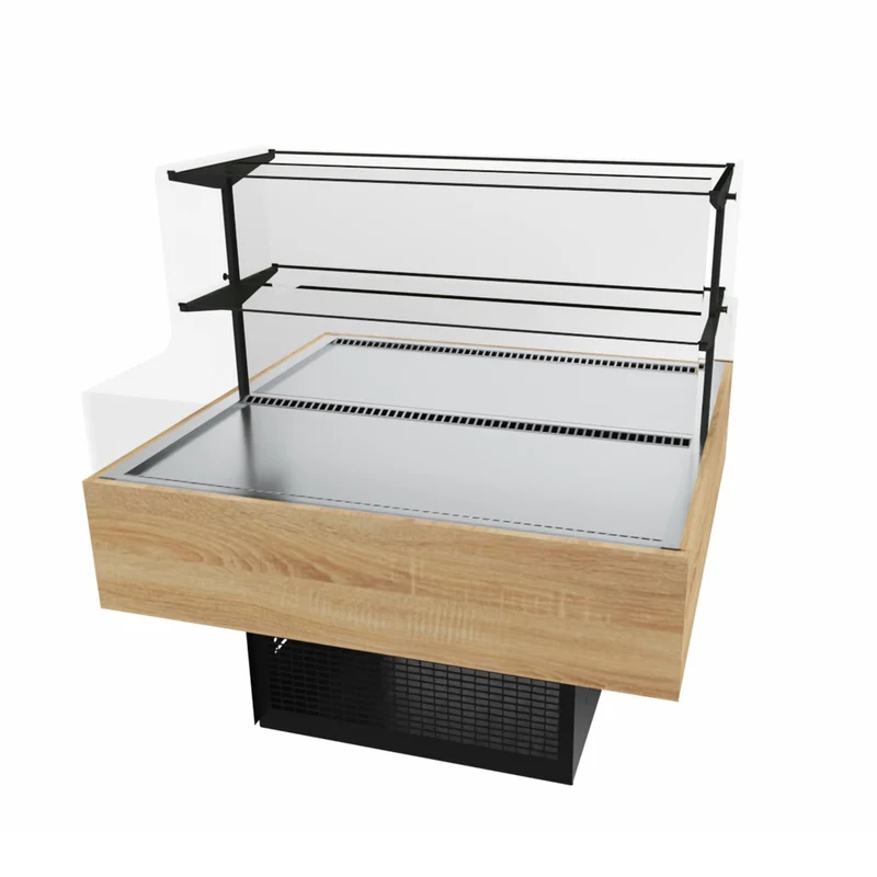 Ilot promo LS, froid ventilé, groupe logé -1/+7°c, 1200x1200