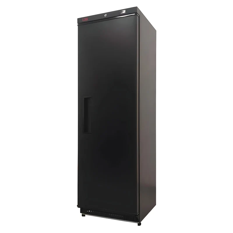 Armoire réfrigérée noire, 0/+8°c, intérieur HIPS 400L