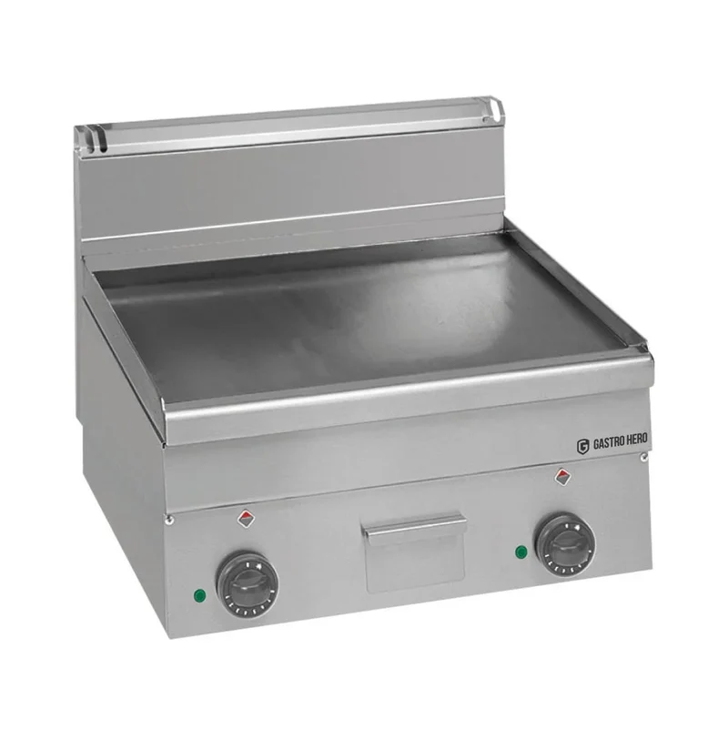 Plancha électrique Série 600 - 60/60 - lisse - modèle de table - 7,5 kW