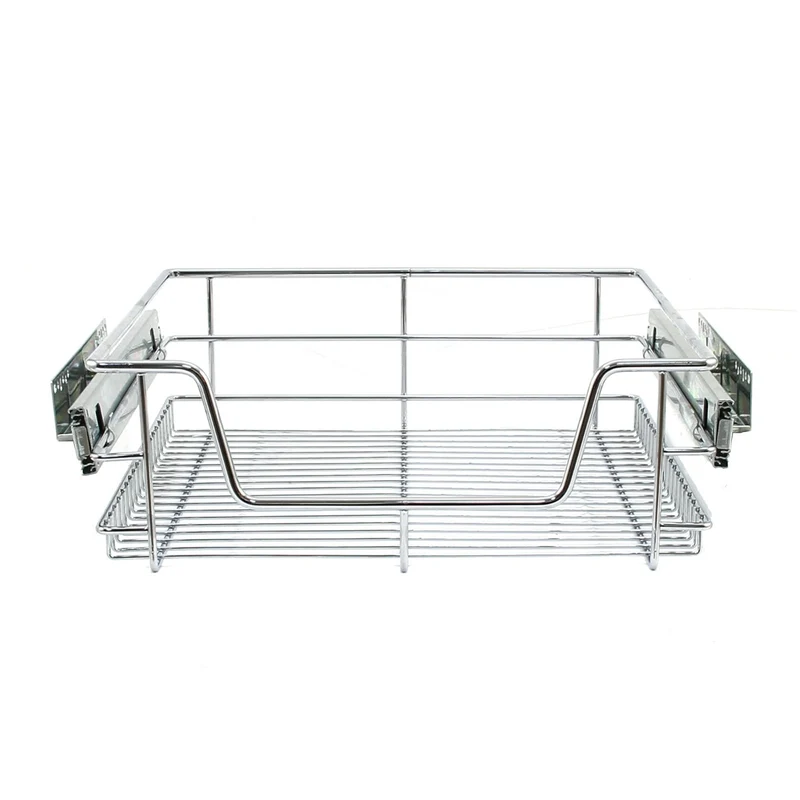KuKoo Lot de 6 Paniers Coulissants Pour Placard de Cuisine - 50 cm