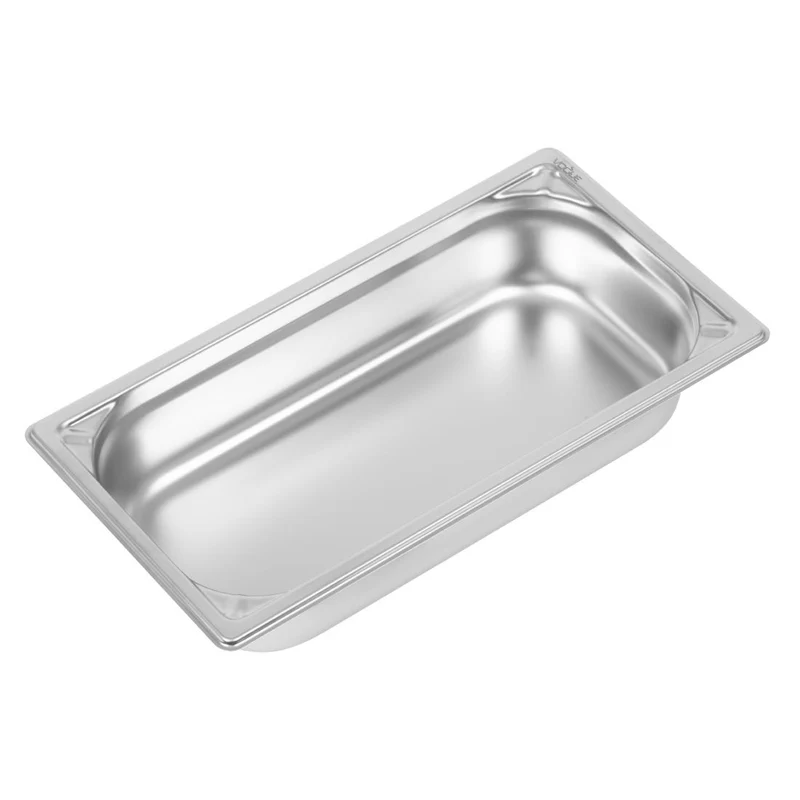 Bac professionnel inox 18/10 Vogue GN 1/3 65mm