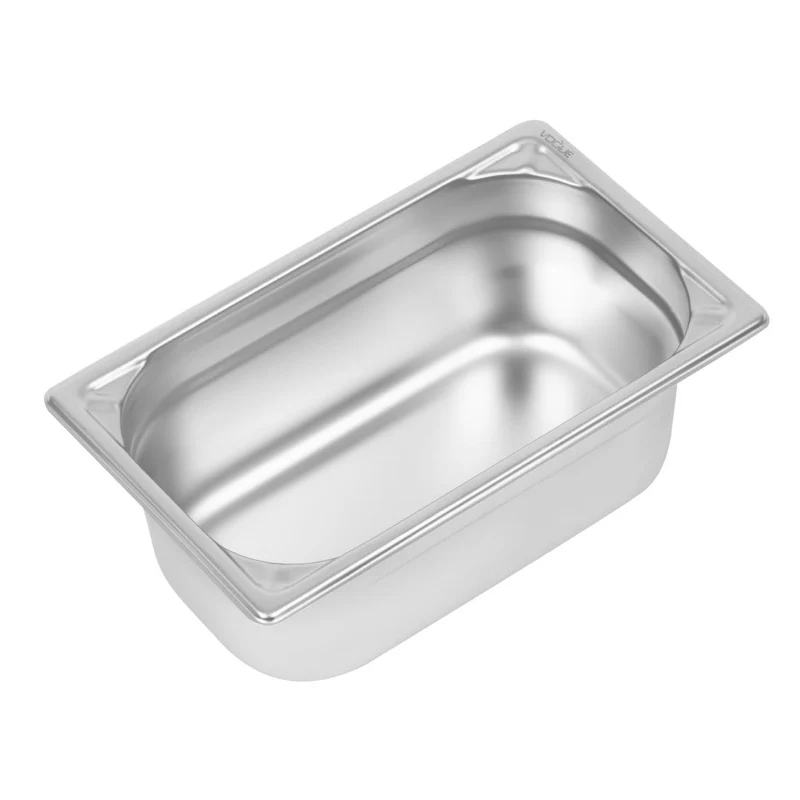 Bac professionnel inox 18/10 Vogue GN 1/4 100mm