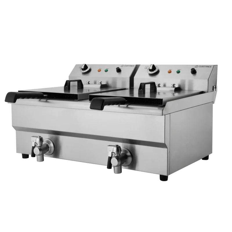 Friteuse électrique sur table 2 paniers 26L