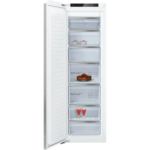 N 70, Congélateur intégrable, 177.2 x 55.8 cm, Charnières pantographes SoftClose NEFF GI7813CE0