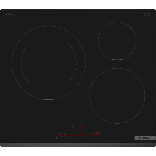 Série 6, Table à induction, 60 cm, Noir, sans cadre BOSHC PIJ631HB1E