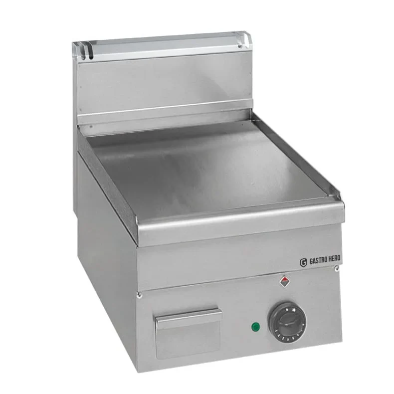 Plancha électrique Série 600 - 40/60 - lisse - modèle de table - 5 kW