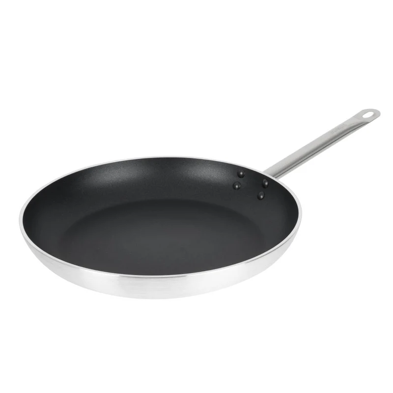 Poêle antiadhésive induction en aluminium et téflon Vogue 400mm