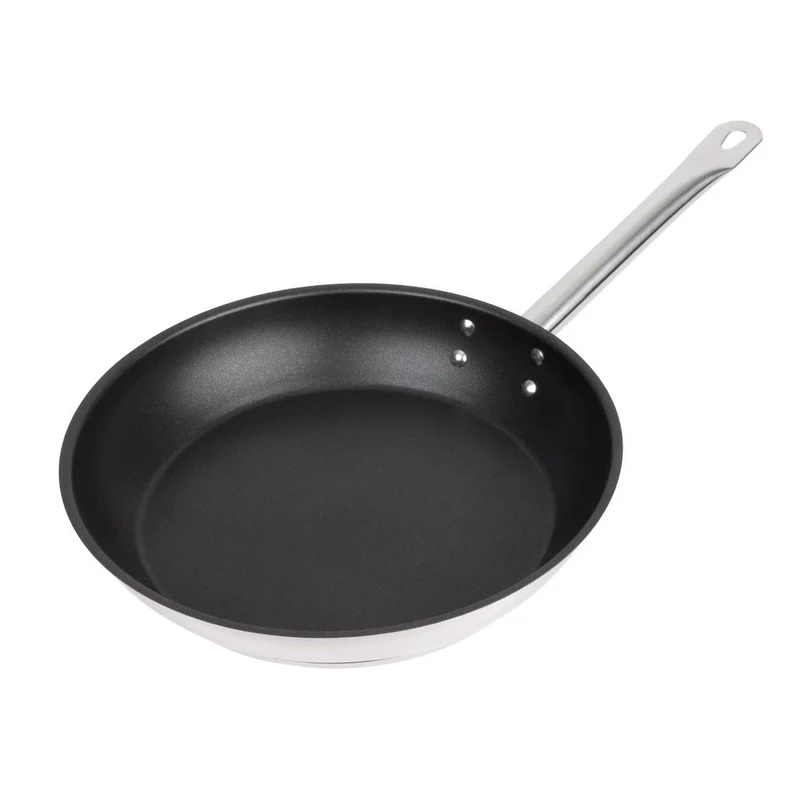 Poêle antiadhésive en inox Vogue Téflon Platinum Plus 280 mm