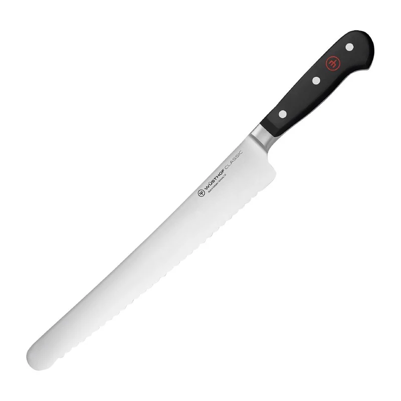 Couteau à trancher Wüsthof Classic lame alveolée 260mm