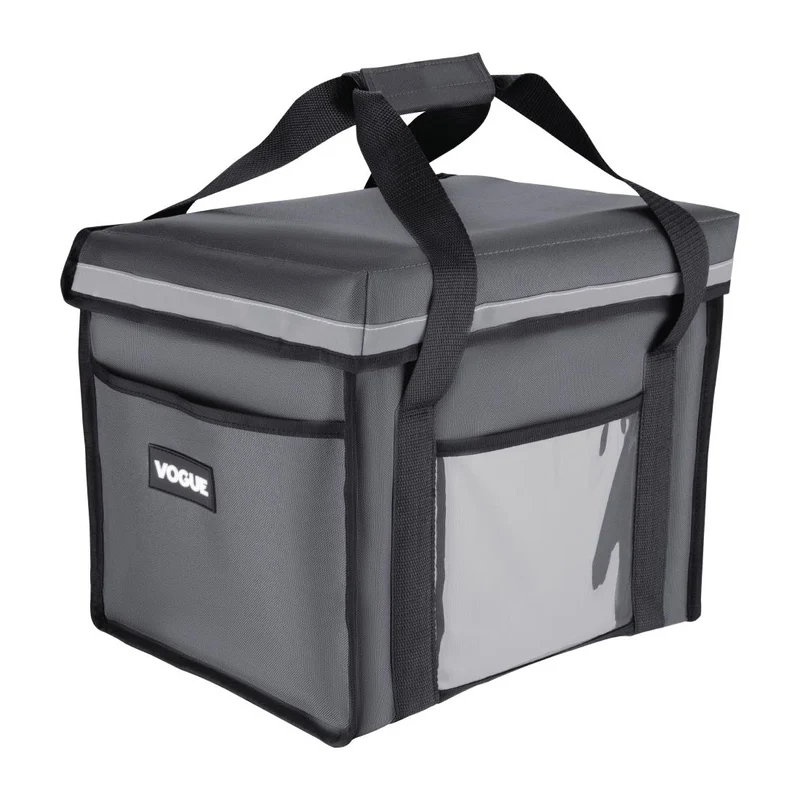 Sac de livraison isotherme pliant Vogue gris 305 x 380 x 380 mm