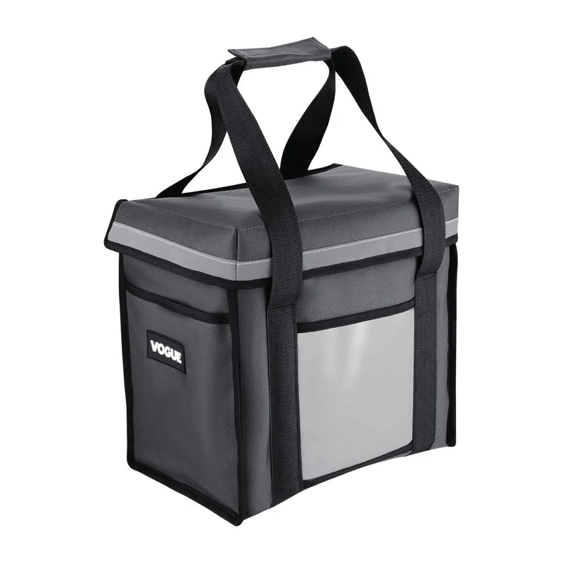 Sac de livraison isotherme chargement par le haut Vogue gris 330 x 230 x 330 mm