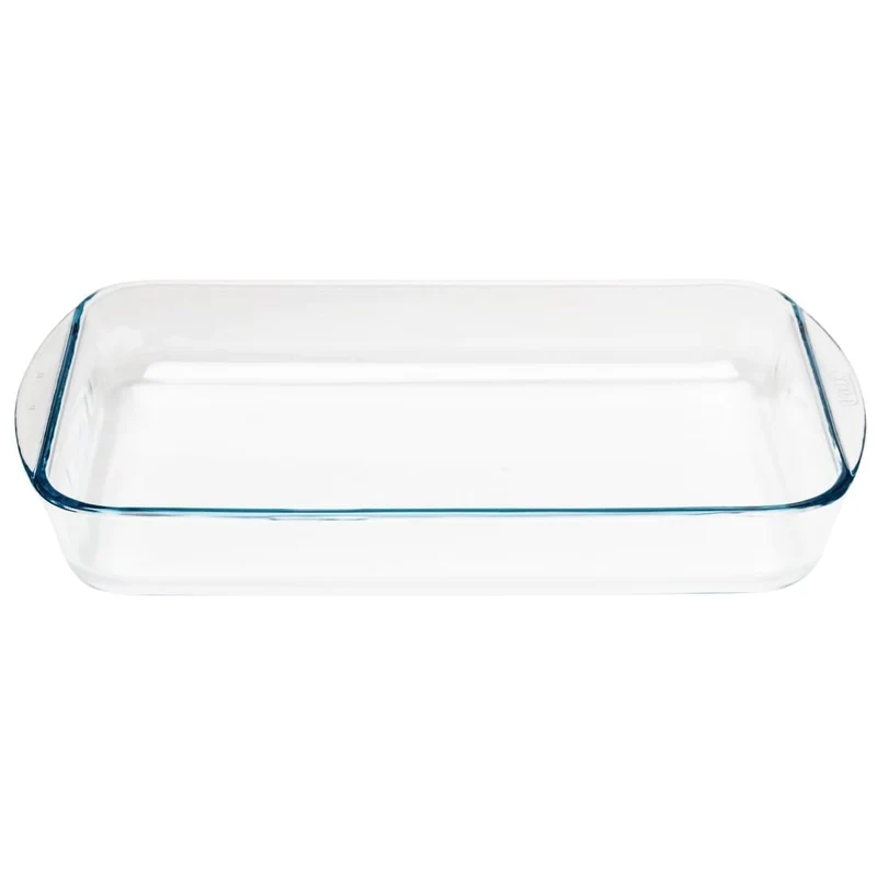 Plat à four rectangulaire en verre Pyrex 350mm