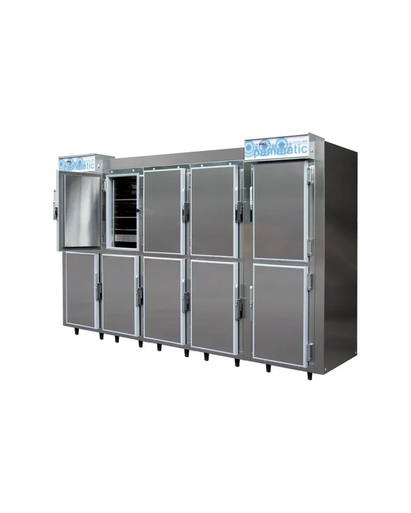 Surgélateur Conservateur 9+1 portes -40° et -20°C - 98 plaques convervation 400x600 et 7 plaques en surgélation 400x600 - Type P58