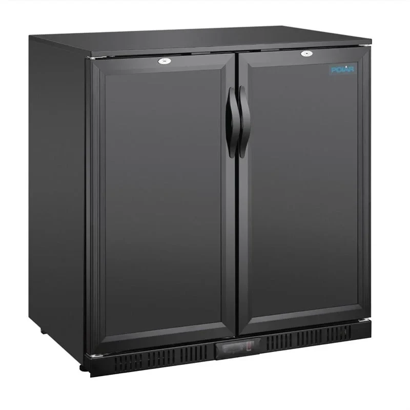 Arrière-bar réfrigéré Polar Série G 2 portes, 198 L