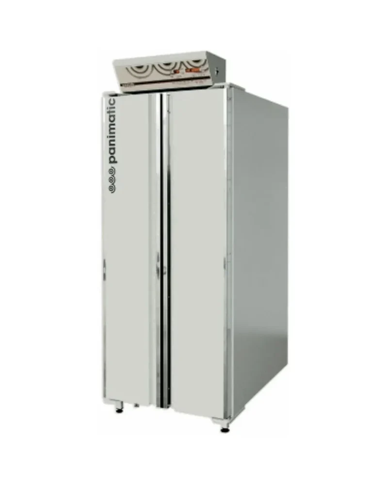 Armoire de fermentation - Chambre de pousse - 1 porte à 2 vantaux de 22 étages pour filets 600x800 - 20 grilles et 20 couches
