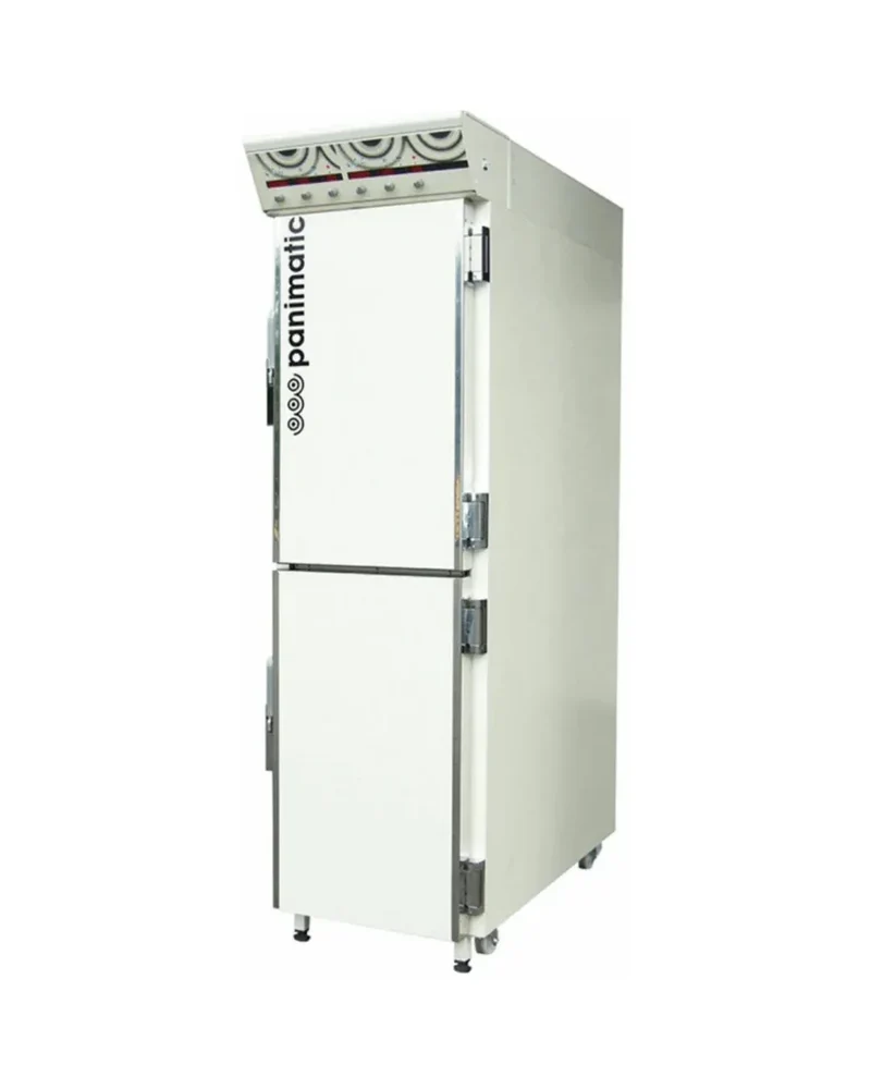 Armoire de fermentation - Chambre de pousse - 2 portes de 18 étages pour filets 600x800 - 20 grilles sans couches