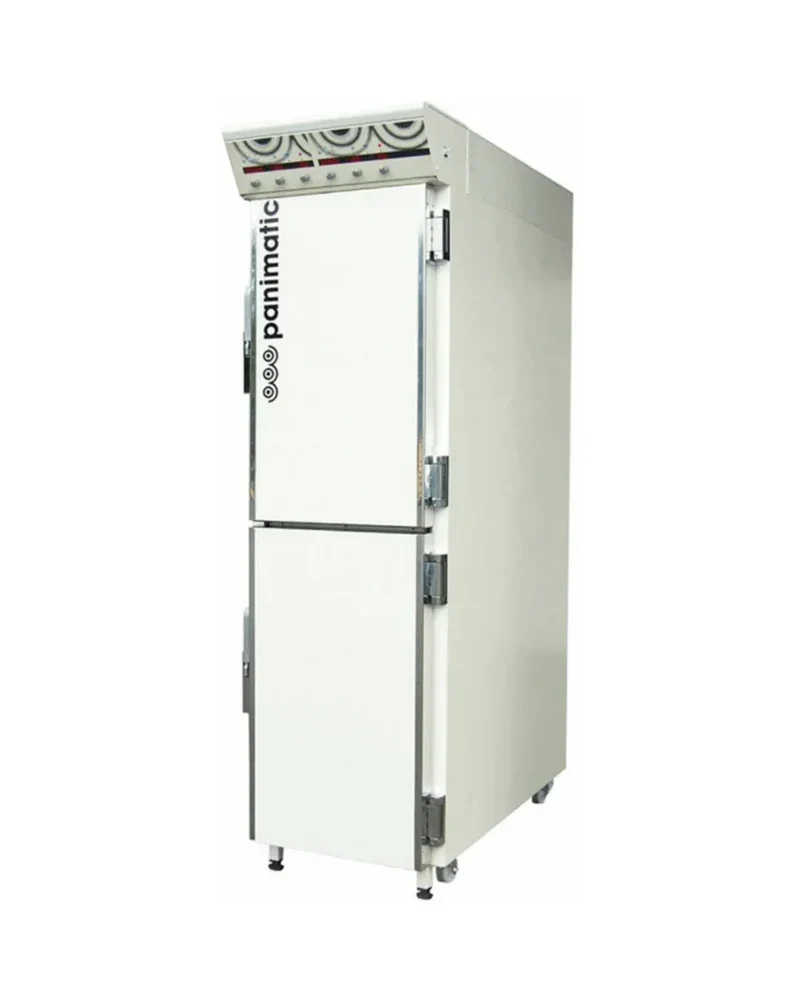 Armoire de fermentation - Chambre de pousse - 2 portes de 18 étages pour filets 600x800 - 20 grilles et 20 couches