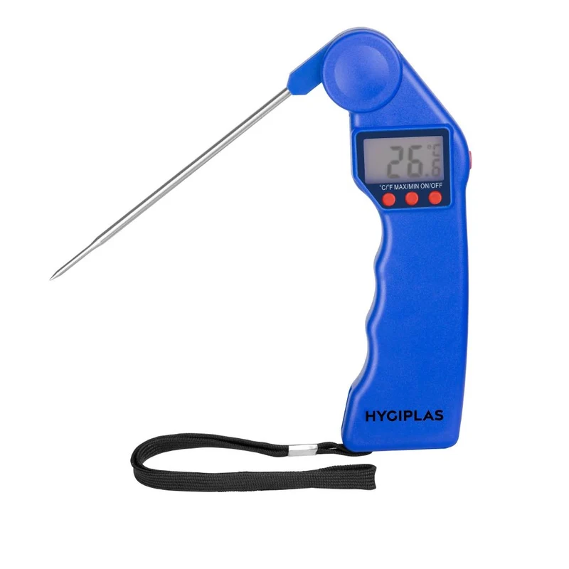 Thermomètre à code couleur Hygiplas Easytemp bleu