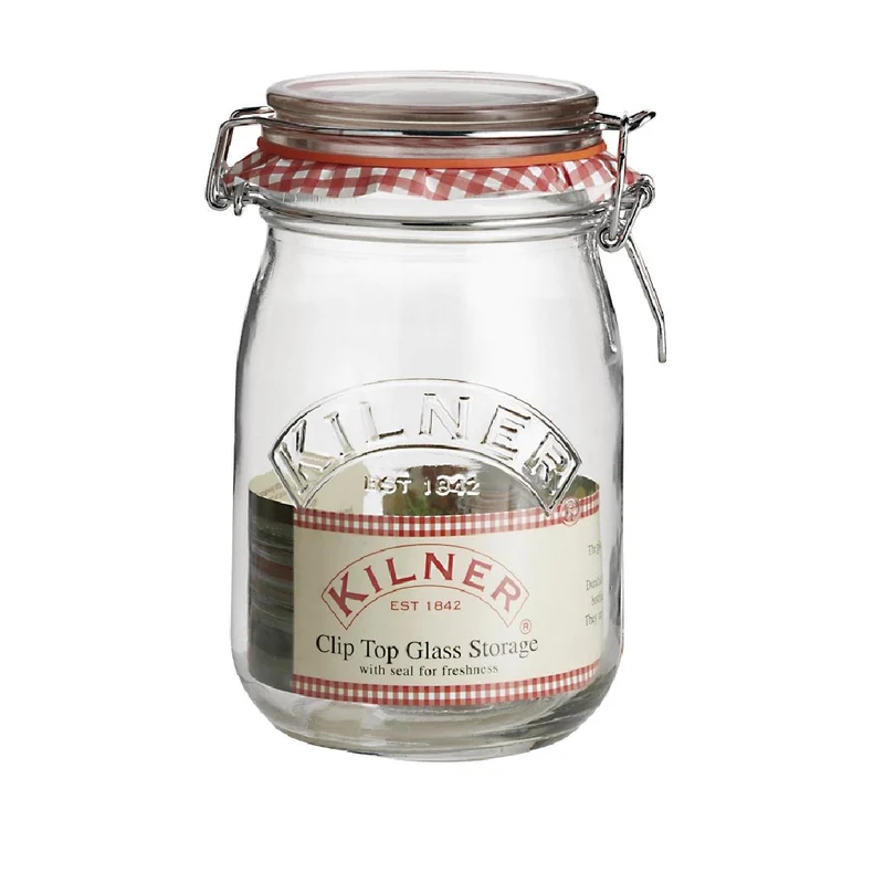 Bocal à conserve avec clip Kilner 1L