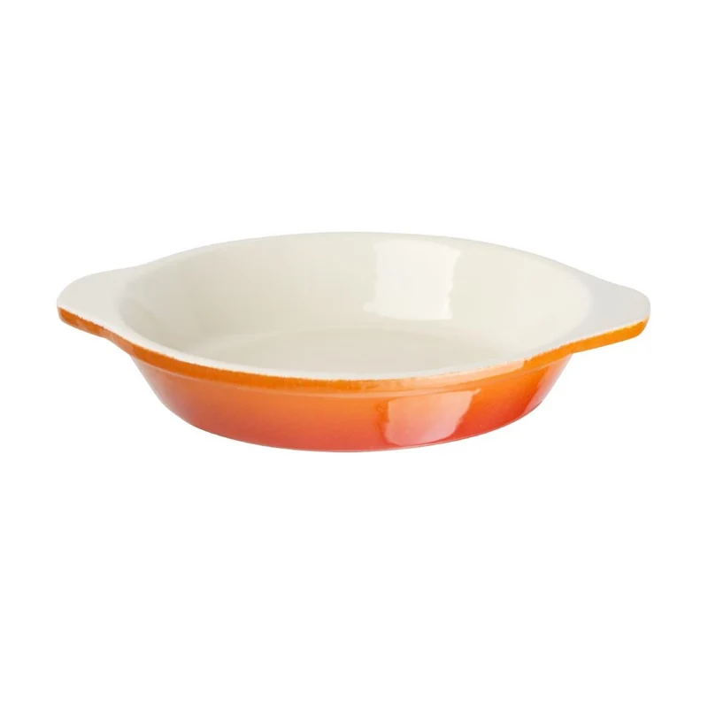 Plat à gratin rond Vogue orange 400ml