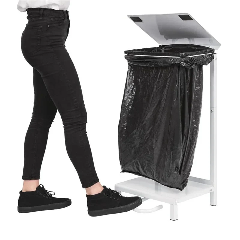 Support de sac poubelle Jantex blanc