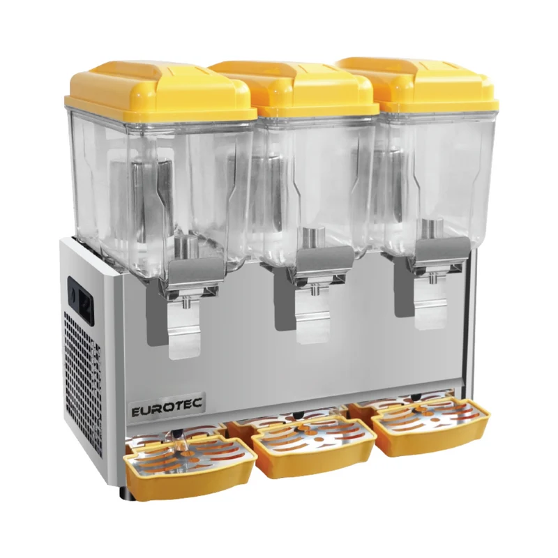 Distributeur de jus et boissons froides 3 bacs
