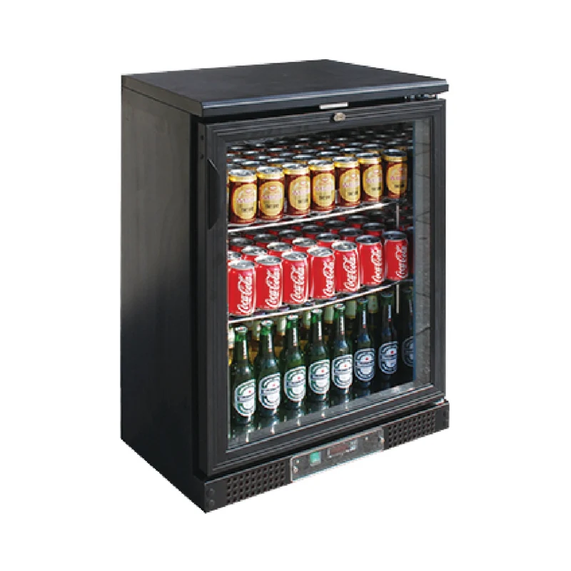 Arrière bar 1 porte vitrée battante 115 litres