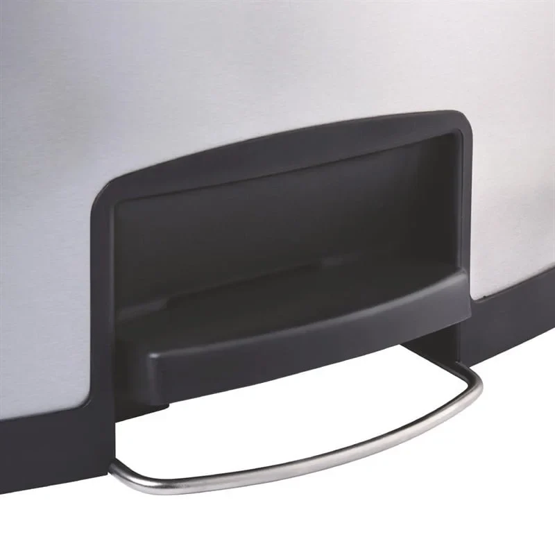 Rubbermaid Slim Jim Poubelle à pédale Front Step en acier inoxydable 30L
