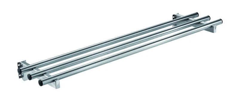 Glissière à plateaux en inox PROFI rabattable 1000x300