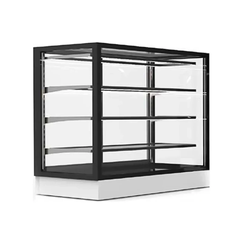 Vitrine de présentation chaude 4 niveaux à poser - 1200