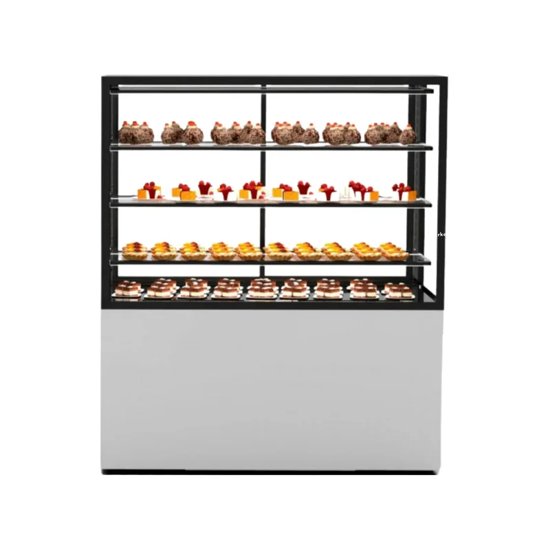 Vitrine de présentation chaude 4 niveaux - 1000