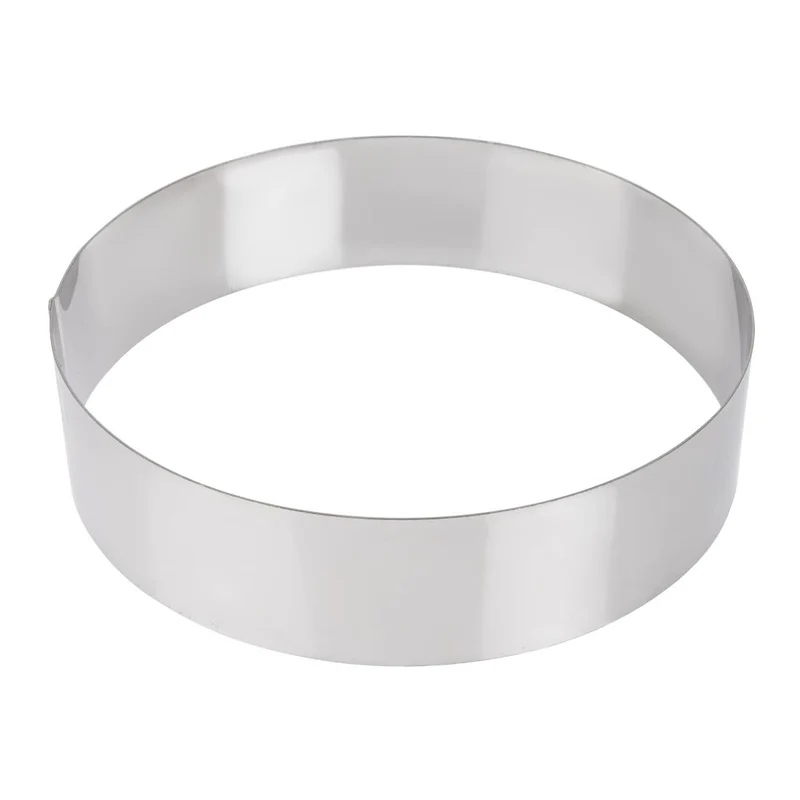 Cercle à mousse inox De Buyer 240 x 60mm